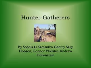 Hunter-Gatherers