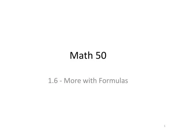 math 50