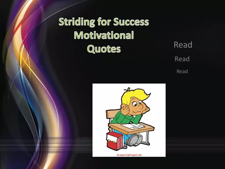 striding for success motivational quotes