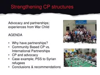 Strengthening CP structures