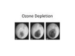 Ozone Depletion - slide 1