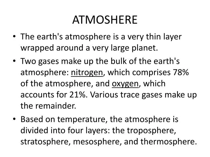 atmoshere