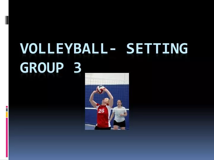 volleyball setting group 3