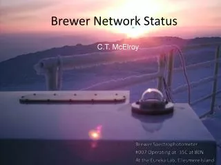 Brewer Network Status