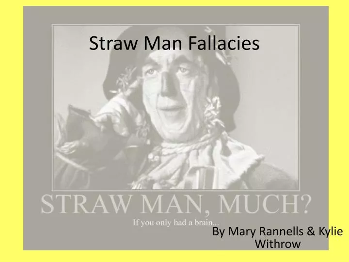 straw man fallacies