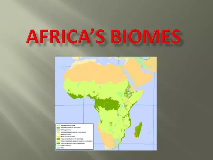 africa s biomes