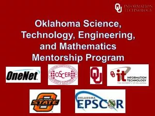 Oklahoma Science, Technology, Engineering, and Mathematics Mentorship Program