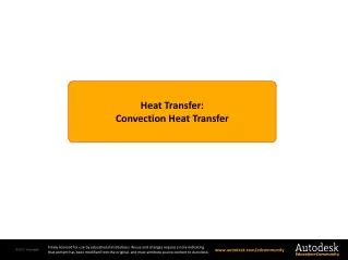 Heat Transfer : Convection Heat Transfer