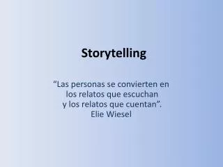 storytelling