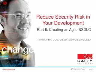 Reduce Security Risk in Your Development