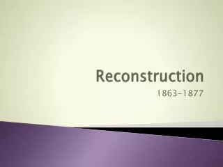reconstruction