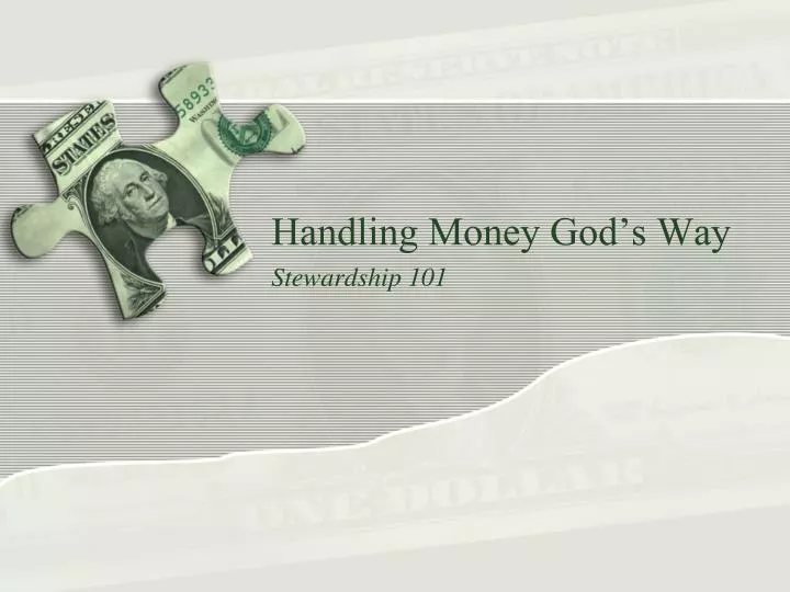 handling money god s way