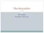 The Storyteller - slide 1
