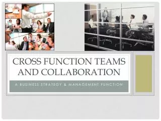 cross function teams and collaboration