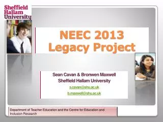 NEEC 2013 Legacy Project