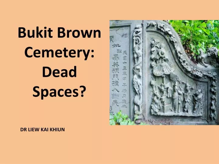 bukit brown cemetery dead spaces