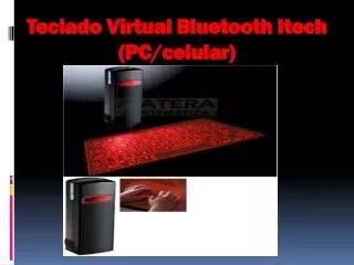 teclado virtual bluetooth itech pc celular