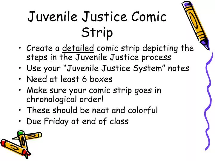 juvenile justice comic strip