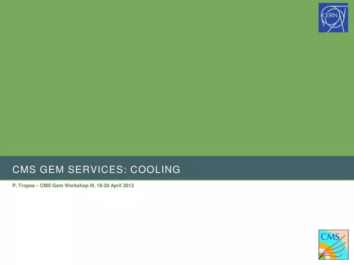 cms gem services cooling