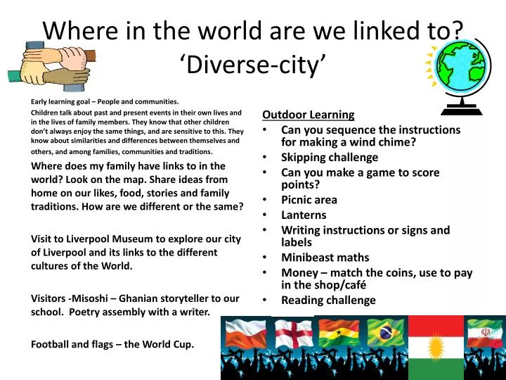 where in the world are we linked to diverse city