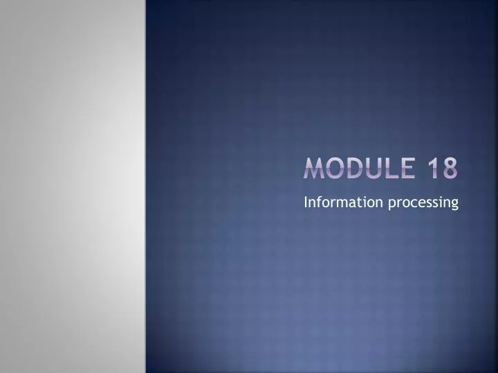 module 18