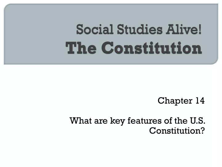 social studies alive the constitution