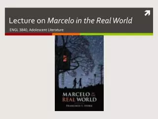Lecture on Marcelo in the Real World