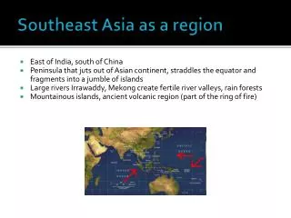 Southeast Asia as a region