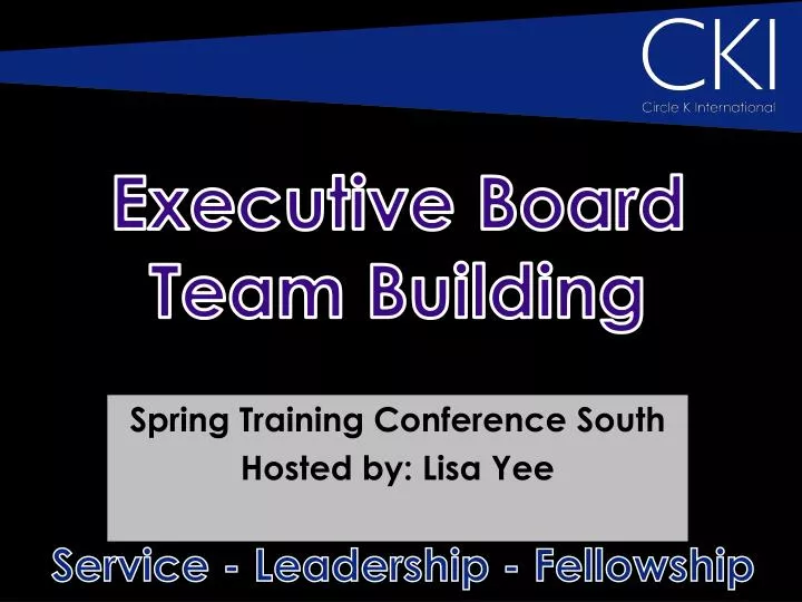 executive board team building