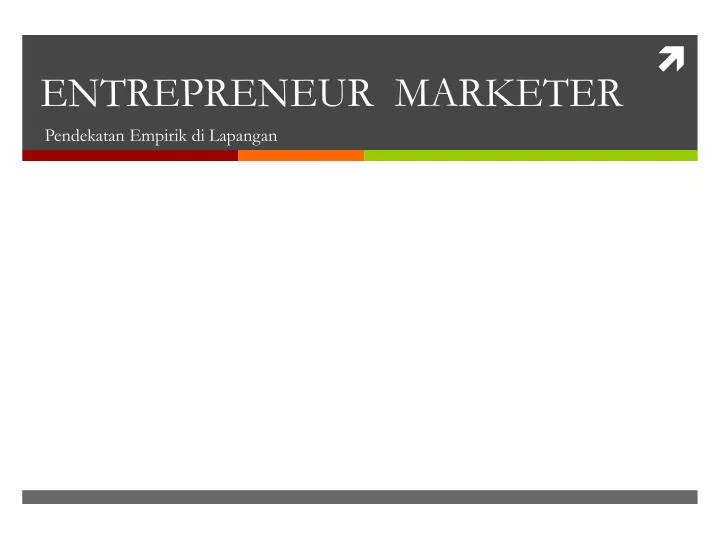 entrepreneur marketer