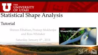 Statistical Shape Analysis Tutorial