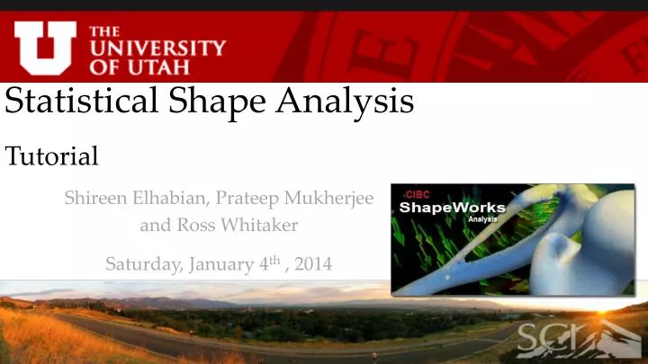 statistical shape analysis tutorial