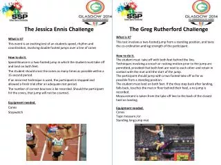 The Jessica Ennis Challenge