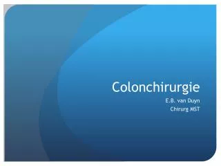 colonchirurgie