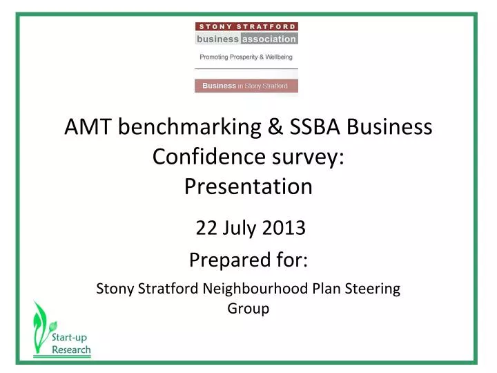 amt benchmarking ssba business confidence survey presentation
