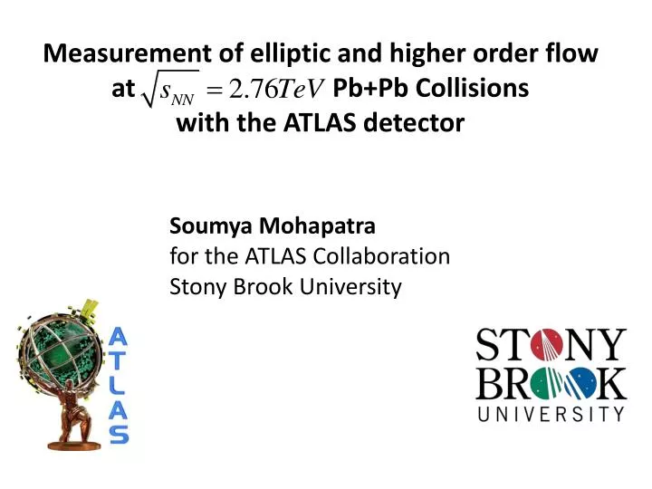 measurement of elliptic and higher order flow at pb pb collisions with the atlas detector
