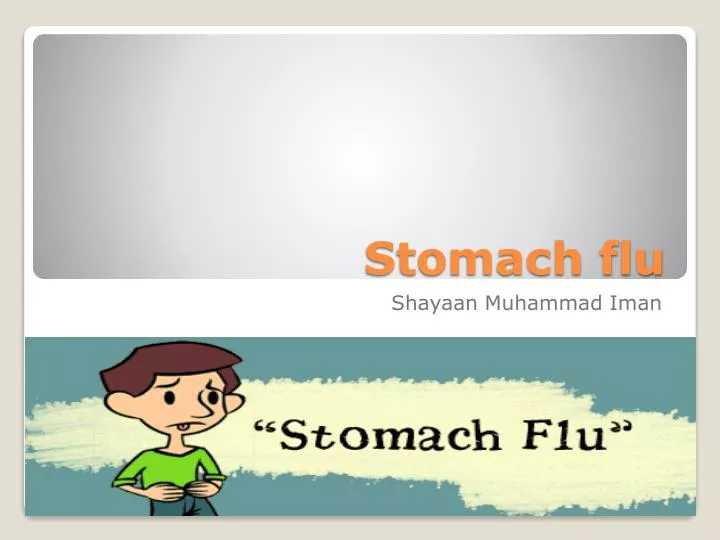 stomach flu