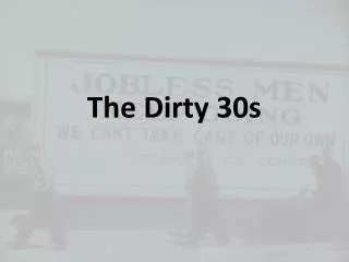 The Dirty 30s