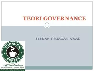 TEORI GOVERNANCE