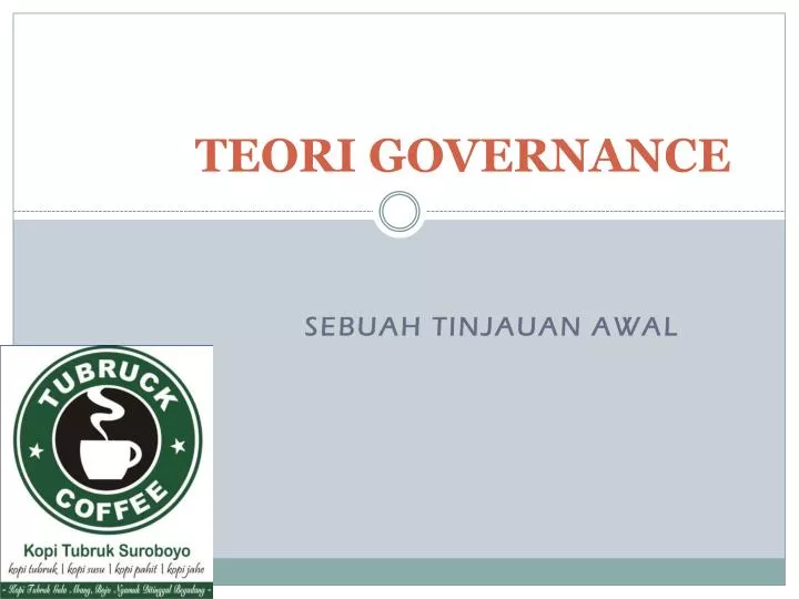 teori governance