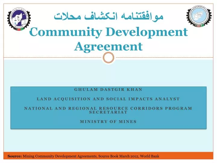 community development agreement