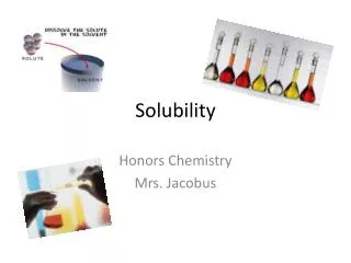 Solubility