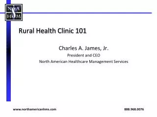 Rural Health Clinic 101