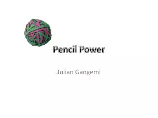 Pencil Power