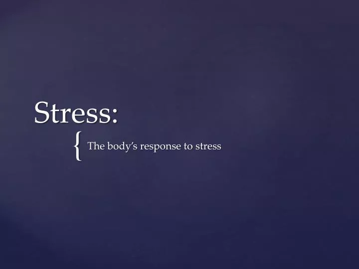 stress