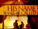 Mighty God - slide 1