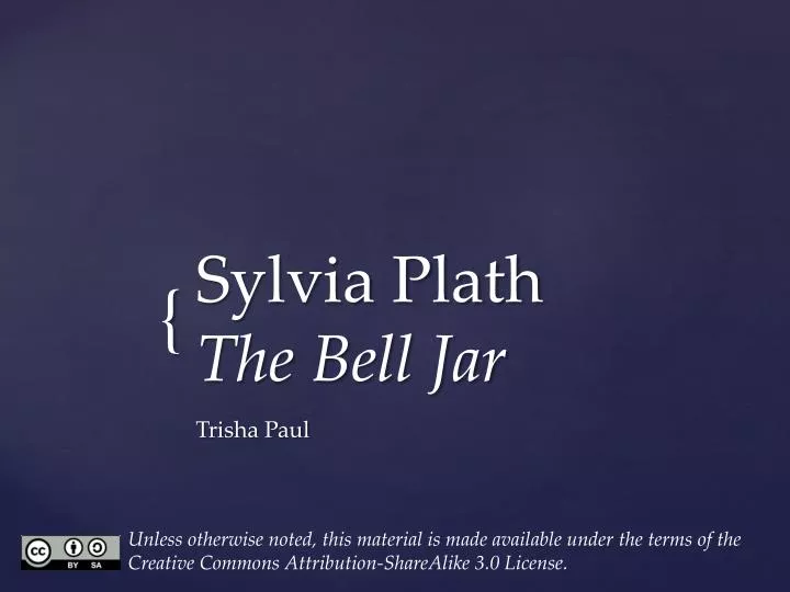 sylvia plath the bell jar