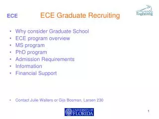 ECE Graduate Recruiting