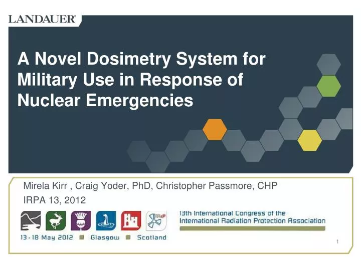 a novel dosimetry system for military use in response of nuclear emergencies