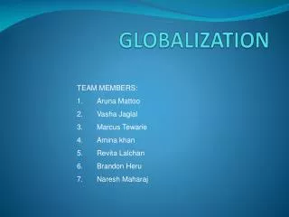 globalization